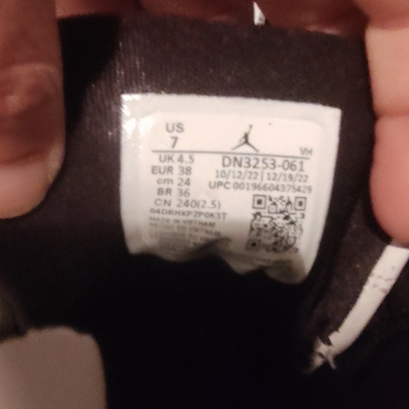 Size 7 Nike Jordan Elevate Pink Black & White - Picture 7 of 8